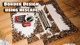 Border Design Using Nescafe Coffee