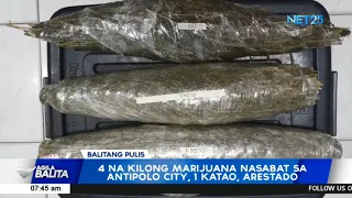 4 kilong marijuana, nasabat sa Antipolo City; drug suspect, arestado