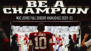 Mac Jones Full Season 2020-21 Highlights