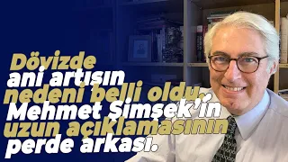 Dövizde ani artışın nedeni belli oldu. Mehmet Şimşek’in uzun açıklamasının perde arkası.