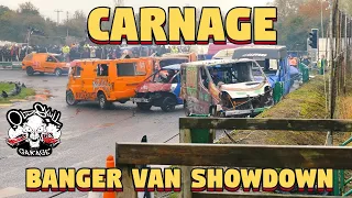 Banger Van Mayhem & Thrilling Races at Grimley Raceway | Old Skull Garage