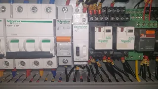 Latching Relay Purpose/Connection/Operation in Control Panel (Shown Practically) in Hindi+Eng Sub/CC