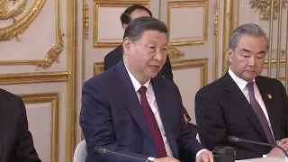 Си Цзиньпин провёл переговоры с Эмманулем Макроном в Париже