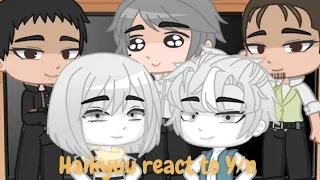 Haikyuu!! react to Y/n || justfrancis ||