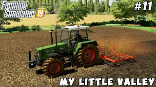 Cultivation, sowing canola, harvesting barley | My Little Valley | Farming simulator 19 | ep #11