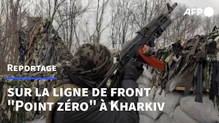 A Kharkiv, sur la ligne de front "Point zéro" | AFP