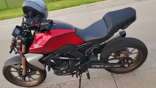 2021 Honda CB300R 10,000 mile update and review.