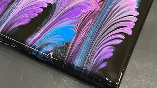 My First Chain Pull- Acrylic Pour Painting