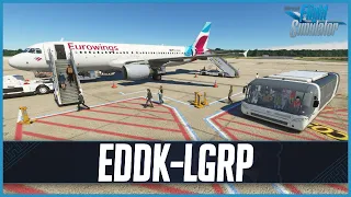 MSFS LIVE | Real World Eurowings OPS | Fenix v2 | Cologne to Rhodes