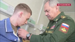 Участвующий в спецоперации на Украине амурчанин получил орден Мужества. Видео t.me/zvezdanews