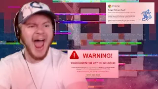 THIS .EXE HORROR GAME GAVE ME A VIRUS?!? | A DARK PLACE