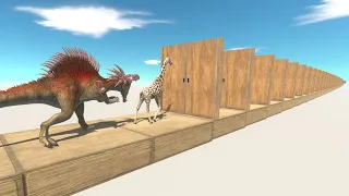 37 Doors | Run Away from Hungry Dinosaur - Animal Revolt Battle Simulator