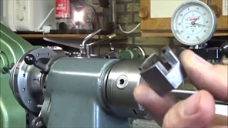 Grinding the jaws of a lathe  chuck