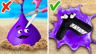 Grimace VS Alphabet Lore? 🤩 *Barbie Hacks And Gadgets For Summer Camping*