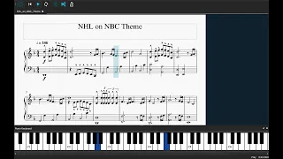 NHL on NBC Theme Piano Sheet Music