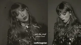 taylor swift - down bad | en español + subtítulos