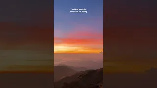 Mt. Pulag Sunrise #benguet #exploreph #itsmorefuninthephilippines #mtpulag