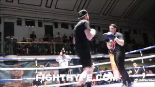 GEORGE GROVES SHOWS POWER AND SPEED IN COMBINATIONS; OPEN WORKOUT AHEAD OF MARTIN MURRAY CLASH