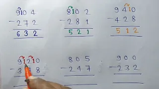 Subtraction for kids / बच्चों को घटाव कैसे सिखाएं / #subtraction #basic_maths