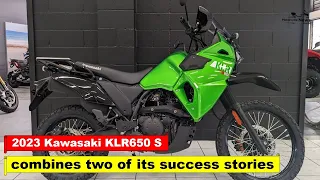 2023 Kawasaki KLR650 S First Look combines two of its success stories