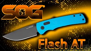 Самый надежный нож на каждый день! Тест SOG Flash AT