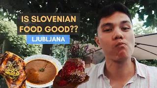 SLOVENIAN FOOD REVIEW. IS FOOD IN LJUBLJANA ANY GOOD? Traditional & Modern Cuisine Tour Vlog 2022