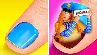 ¡Megan Doll encontró nuevos trabajos! Situaciones Divertidas de Niñera y Policía por R-Teens