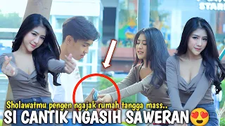 PRANK SHOLAWAT & NGAJI❗️SAWERAN MANJA DARI SI CANTIK😍