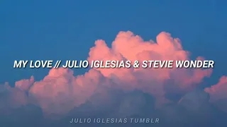 My Love (Lyrics) • Julio Iglesias & Stevie Wonder