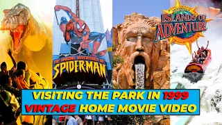 Restored VHS Home Video: Visiting Universal's Islands Of Adventure in 1999 (HD 50FPS)