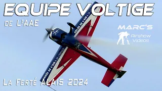 4Kᵁᴴᴰ Meeting de la Ferté Alais 2024  Equipe de Voltige de L'AAE  Extra 300