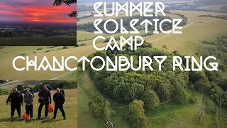 Walk and camp for the Summer Solstice at Chanctonbury Rings