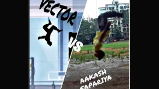 All Tricks Of VECTOR GAME IN REAL LIFE!!!!!|AAKASH SAPARIYA| #parkour#freerunning#flips#vector#india