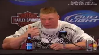 Brock Lesnar Apology UFC 100 Post Fight Press Conference w GSP amp Dana White