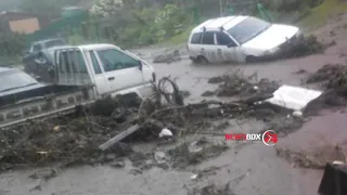 Сель в Безверхово унес в море домики и сторожку со сторожем