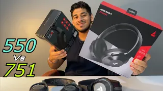 BoAt rockerz 550 vs Nirvana 751 ANC | The BEST Budget HEADPHONES? | UNBOX ENERGY