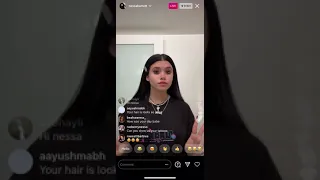 Nessa Barrett Instagram Live 16 /12/20