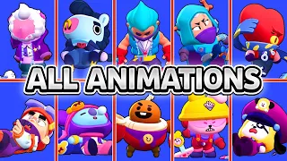 Brawl Stars New June update All Skins Winning and Losing Animations