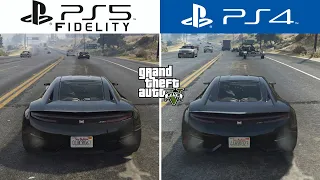 Grand Theft Auto V/ PS4 vs PS5 Ray Tracing Fidelity/Gameplay / Update 2023