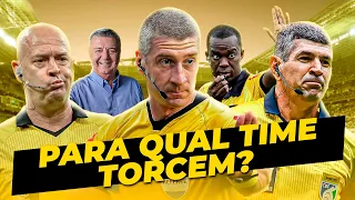 OS TIMES DE FUTEBOL QUE OS ÁRBITROS BRASILEIROS TORCEM  | CAMISA 10