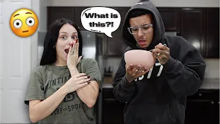 Breastmilk In Cereal Prank On Fiancé! * HILARIOUS! *