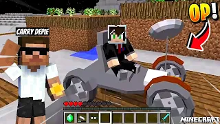 Crafting A Epic Car On Moon in Minecraft ..!! 😱😱