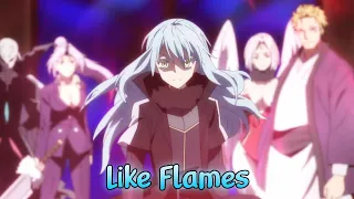 『Lyrics AMV』 Tensei Shitara Slime Datta Ken Season 2 OP 2 Full 【 Like Flames - MindaRyn 】