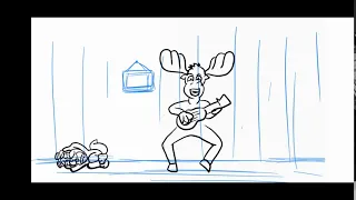 Rocky and Bullwinkle test