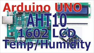 Weekend Projects: Temperature & Humidity AHT10 Connected to UNO