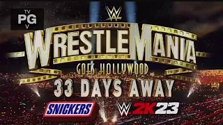 WrestleMania 39 Hollywood New Countdown Promo| 33 Days Away
