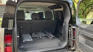 Land Rover Defender PHEV boot space and layout