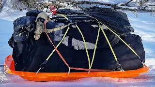 How To Set Up A Sled Or Pulk For Winter Camping The Easy Way