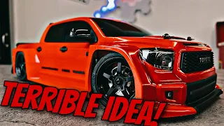 Converting my 4WD RC car into a RWD DRIFT CAR!