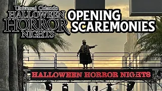 Opening Scaremonies with Dr. Oddfellow for Halloween Horror Nights 32 at Universal Studios Florida